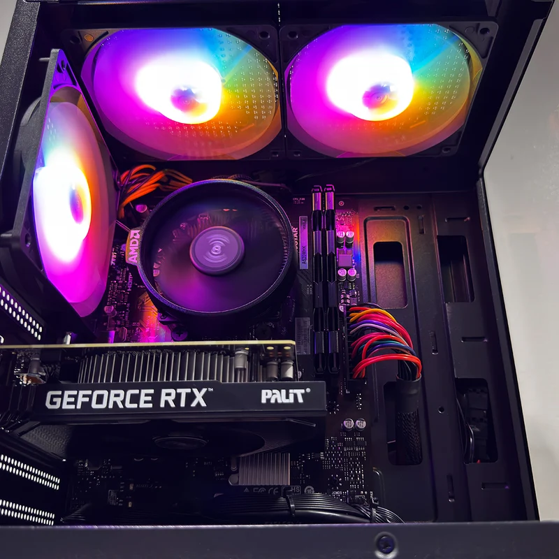 Alpha Juro Black Pro Desktop Gaming PC | AMD Ryzen 5 5500 | 16GB (2x8GB) RAM | 512GB SSD | RTX 3050 | Windows 11 Pro