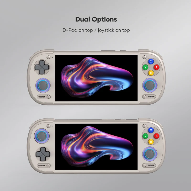 Retroid Pocket 6 Snapdragon 8 Gen 2 5.5" AMOLED (1080x1920) 120Hz 8GB + 128GB Stick Top Android Handheld Gaming System (16Bit)