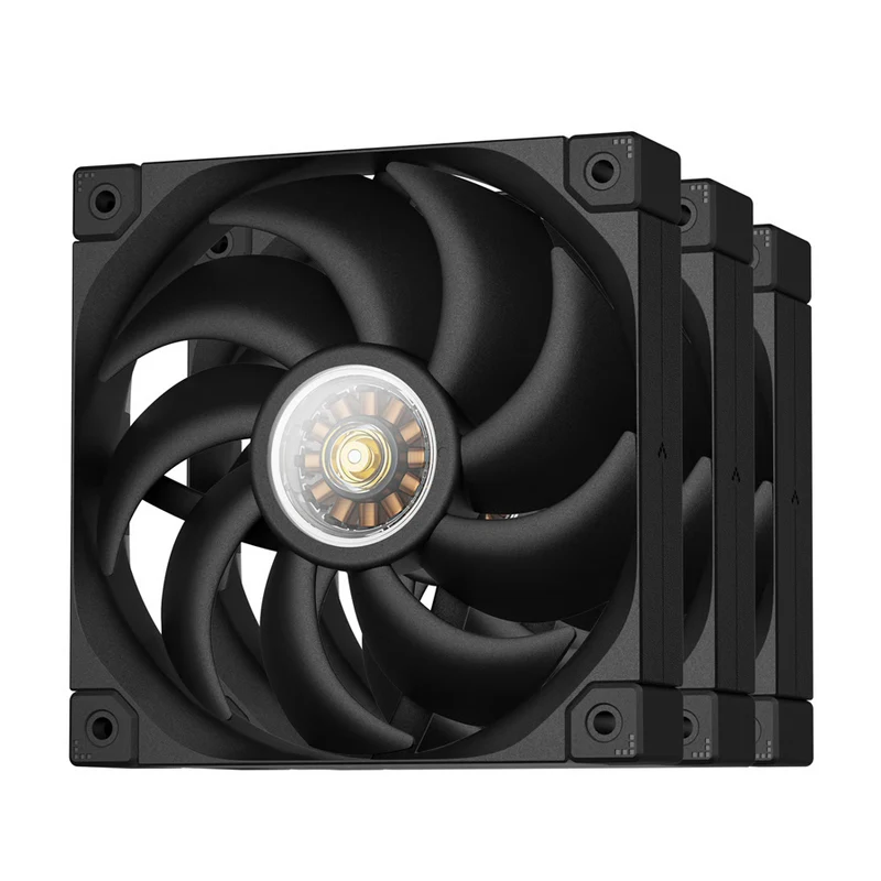 DeepCool FT12 3-in-1 120mm High-Performance PWM Fans (Black, White) (R-FT12-BKWPN3-G, R-FT12-WHWPN3-G)