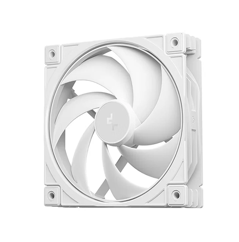DeepCool FD12 V2 120mm Performance Integral Blade Non-RGB PWM Fan (Black, White) (R-FD12V2-BKNPN1-G, R-FD12V2-WHNPN1-G)
