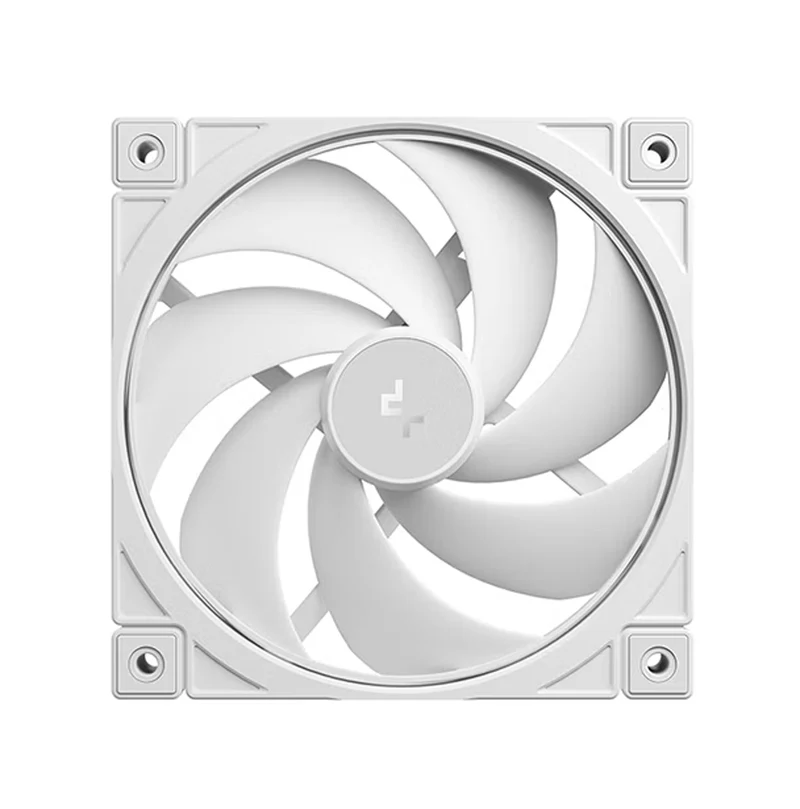 DeepCool FD12 V2 120mm Performance Integral Blade Non-RGB PWM Fan (Black, White) (R-FD12V2-BKNPN1-G, R-FD12V2-WHNPN1-G)