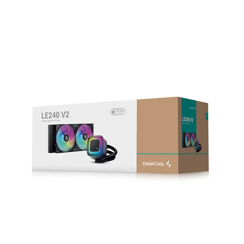 DeepCool LE240 V2 Zero Dark 240mm Silent Liquid CPU Cooler (R-LE240ZERO-BKLNMD-G-1)