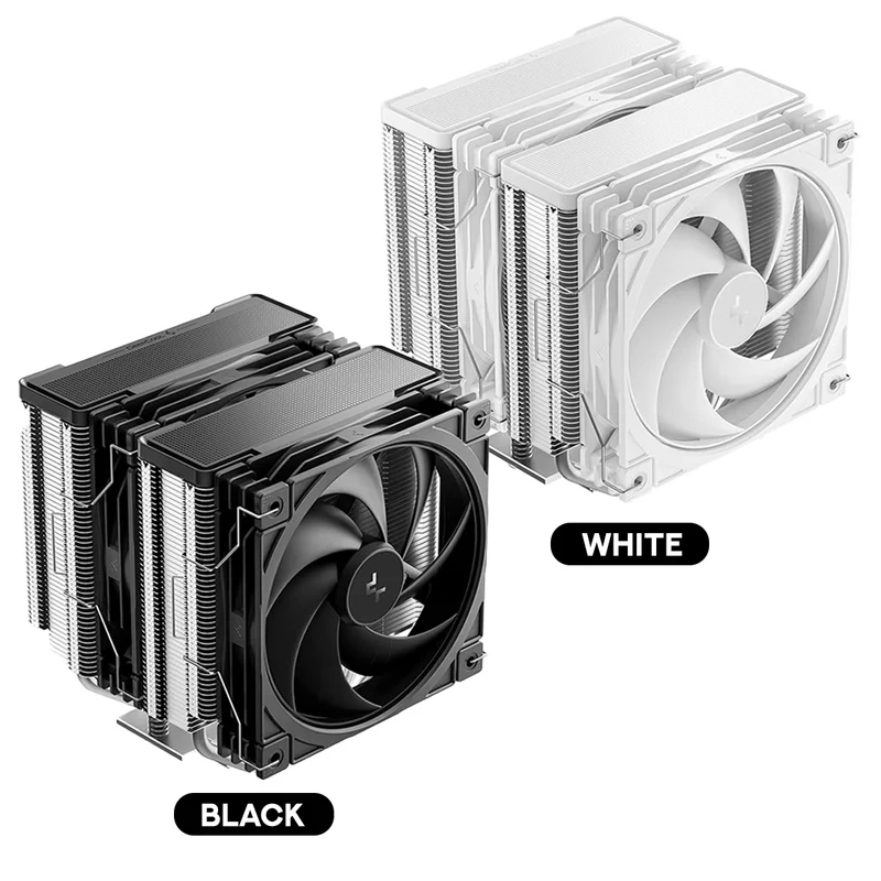 DeepCool AG620 G2 Superior Performance 6-Heatpipe Dual Tower CPU Air Cooler (Black, White) (R-AG620-BKNPMG2-G, R-AG620-WHNPMG2-G)