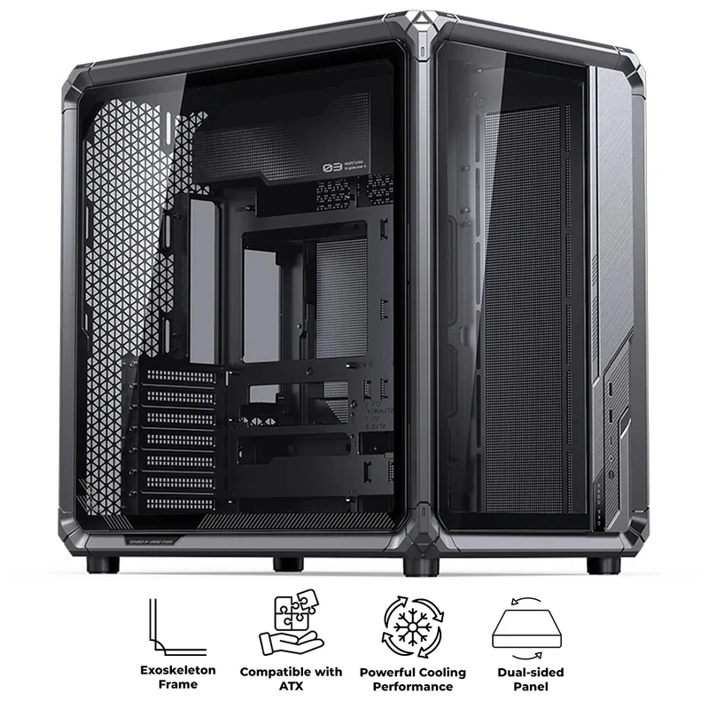 Jonsbo X400 Pro ATX Computer Case (Grey)