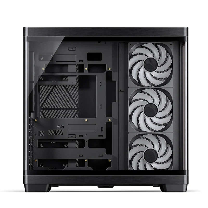 Jonsbo TK-4 Wood ATX Separated Cabinet Computer Case (Black)