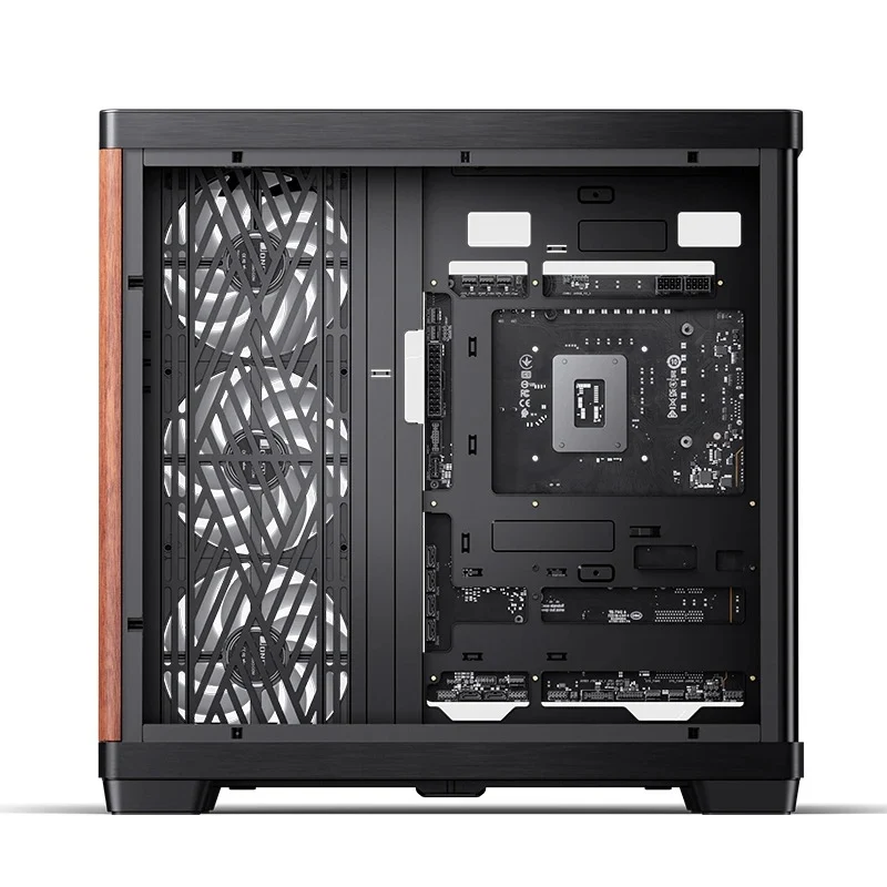 Jonsbo TK-4 Wood ATX Separated Cabinet Computer Case (Black)