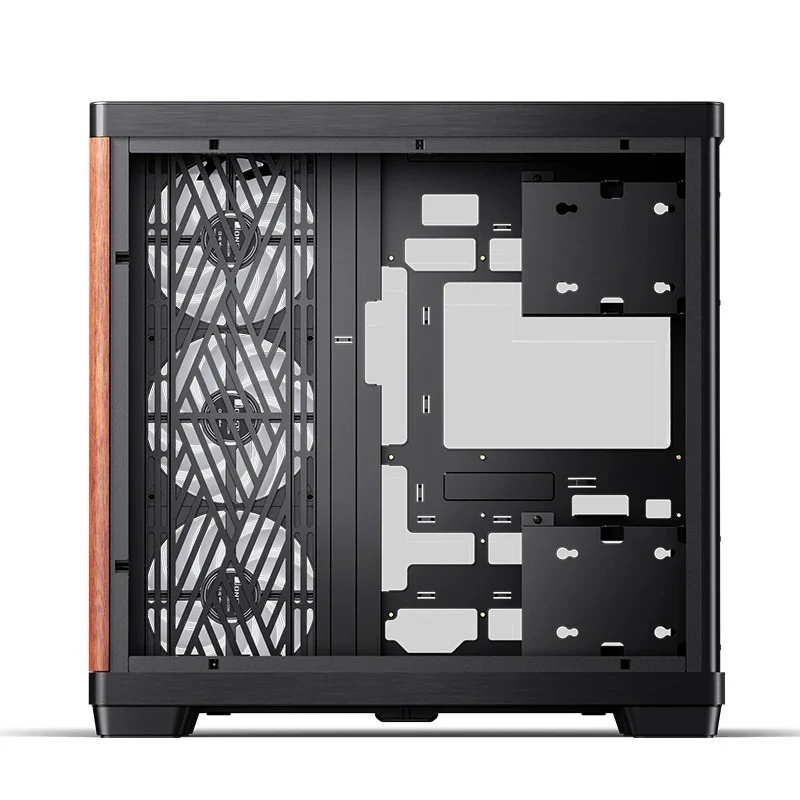 Jonsbo TK-4 Wood ATX Separated Cabinet Computer Case (Black)