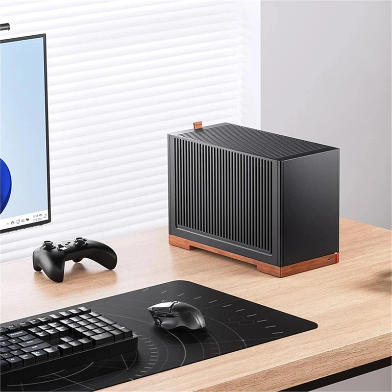 Jonsbo T9 5.0 ITX Separated Cabinet Computer Case (Silver, Black)