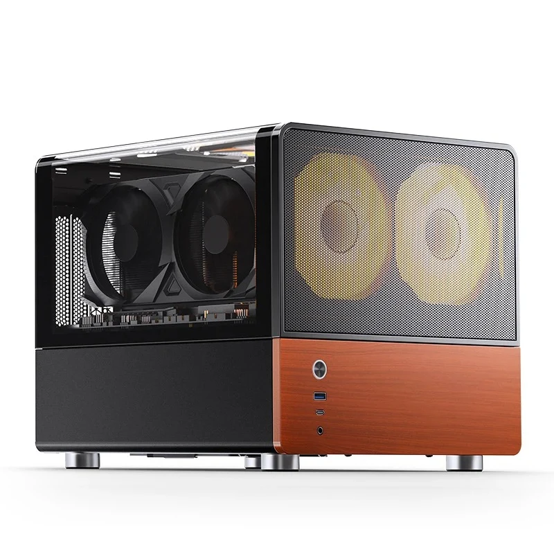 Jonsbo V12 M-ATX Separated Cabinet Case (Black, White)