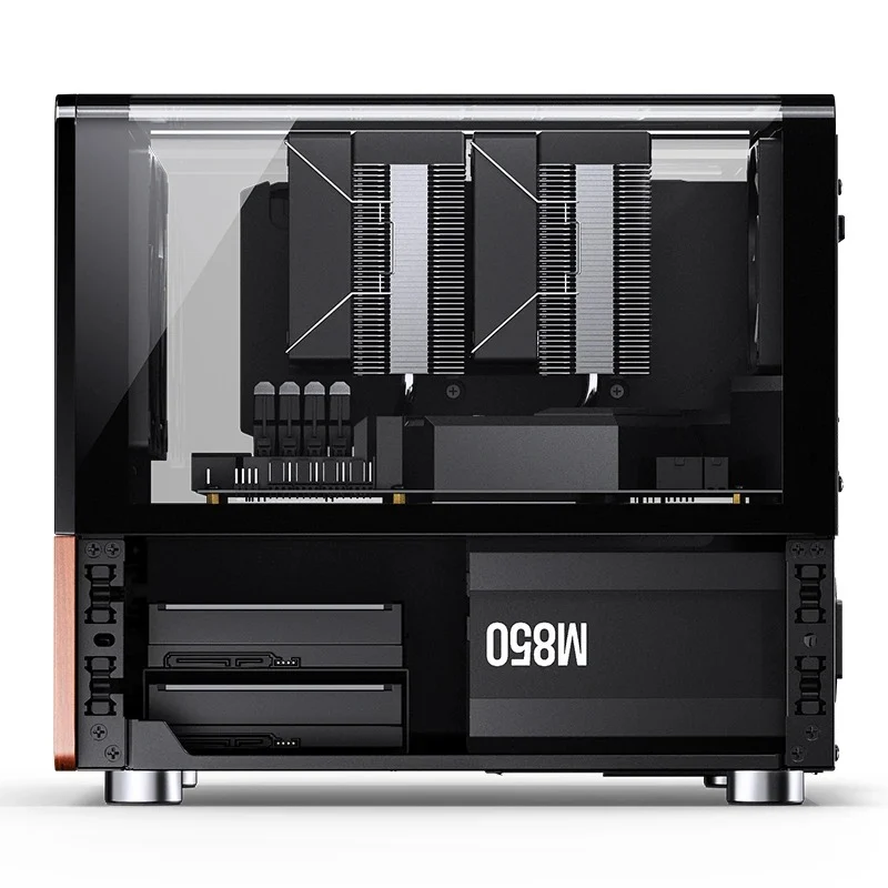 Jonsbo V12 M-ATX Separated Cabinet Case (Black, White)