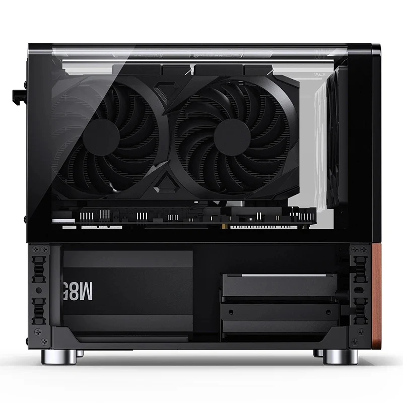 Jonsbo V12 M-ATX Separated Cabinet Case (Black, White)