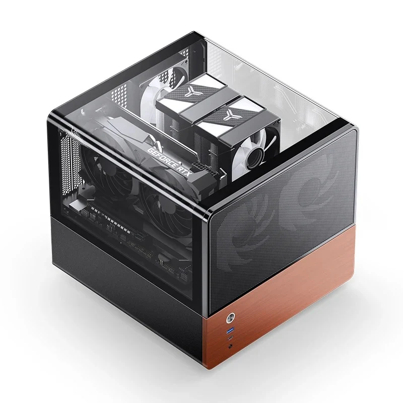 Jonsbo V12 M-ATX Separated Cabinet Case (Black, White)