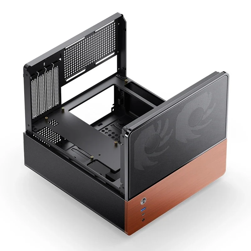 Jonsbo V12 M-ATX Separated Cabinet Case (Black, White)