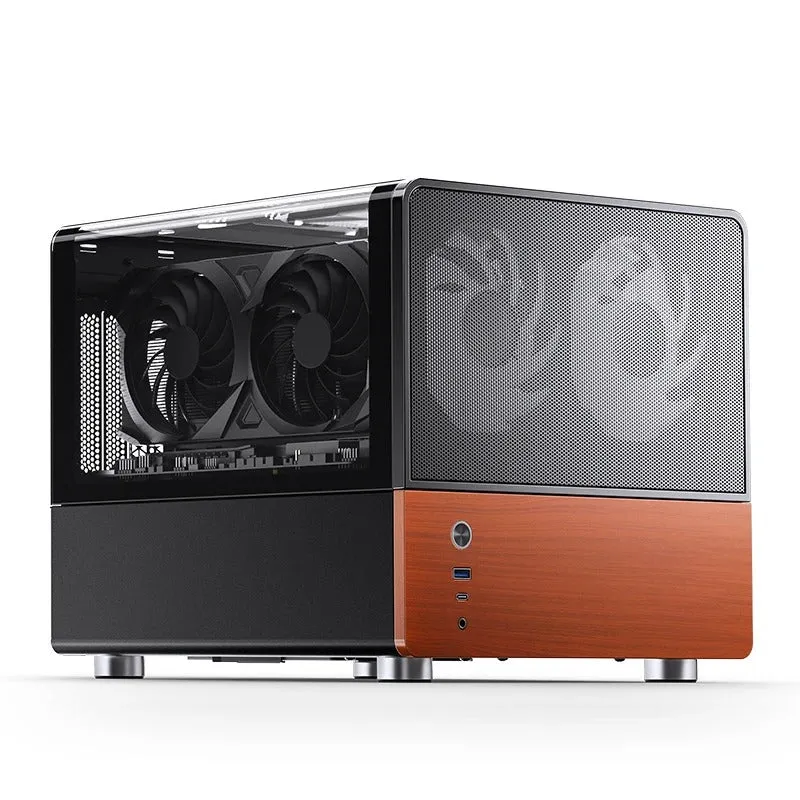 Jonsbo V12 M-ATX Separated Cabinet Case (Black, White)