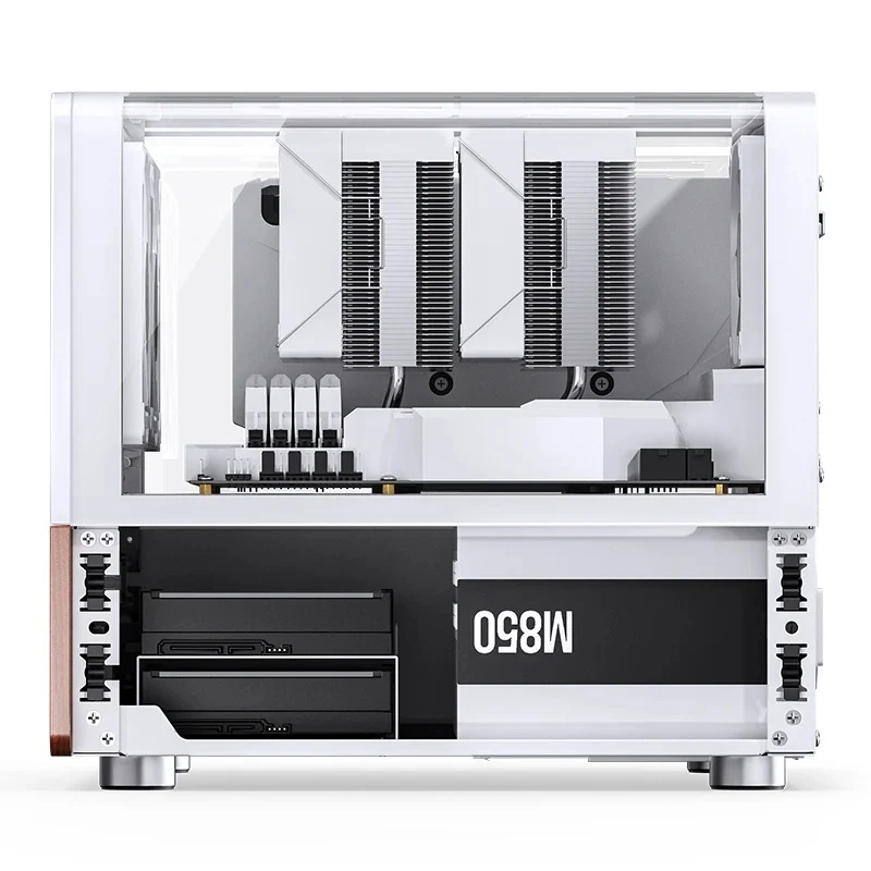 Jonsbo V12 M-ATX Separated Cabinet Case (Black, White)