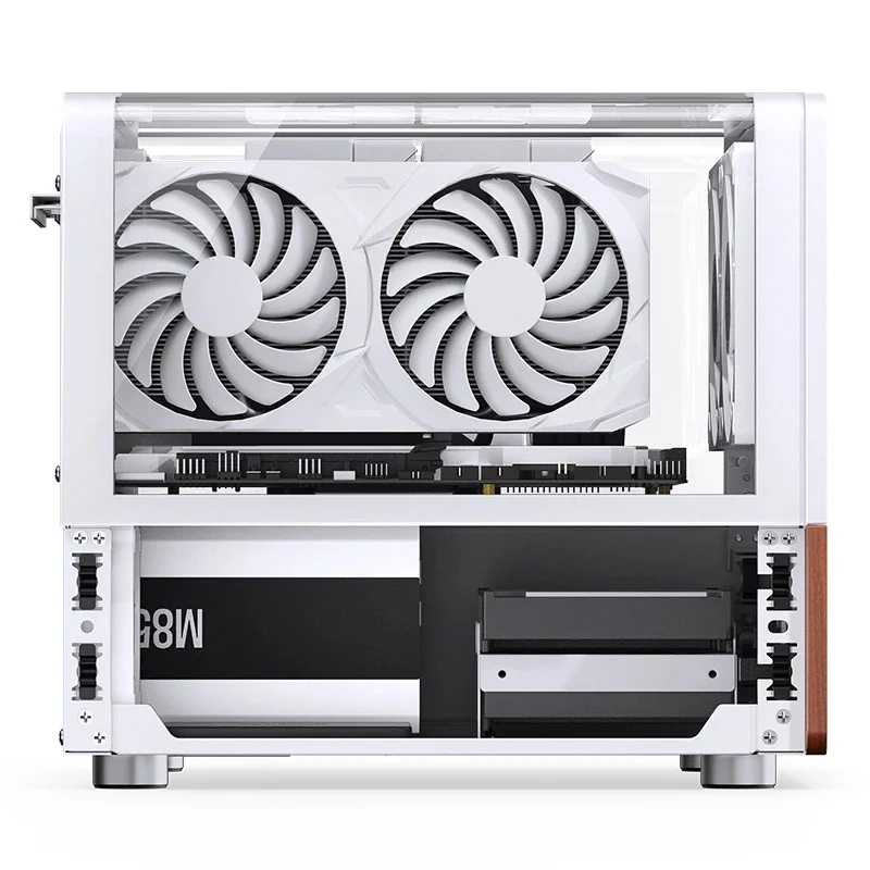 Jonsbo V12 M-ATX Separated Cabinet Case (Black, White)