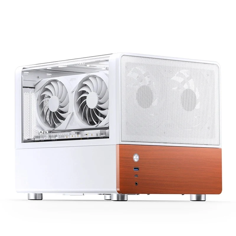 Jonsbo V12 M-ATX Separated Cabinet Case (Black, White)