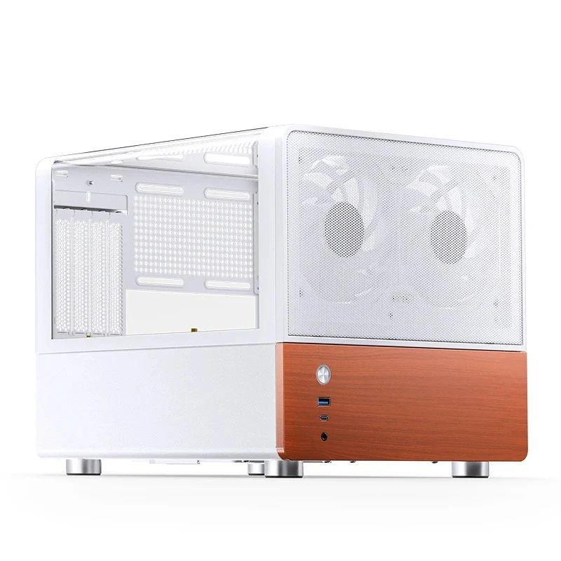 Jonsbo V12 M-ATX Separated Cabinet Case (Black, White)