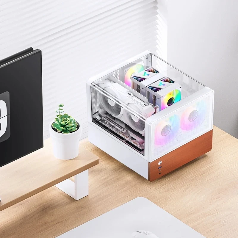 Jonsbo V12 M-ATX Separated Cabinet Case (Black, White)