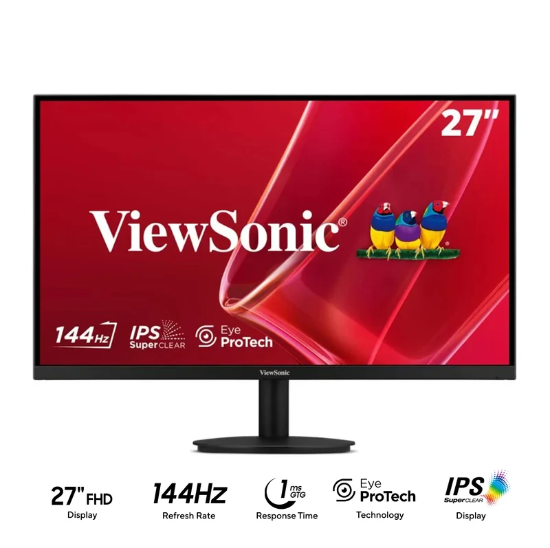 ViewSonic VA27G1-H 27" FHD (1920x1080) 144Hz 1ms MPRT IPS Monitor With Tilt Adjustment