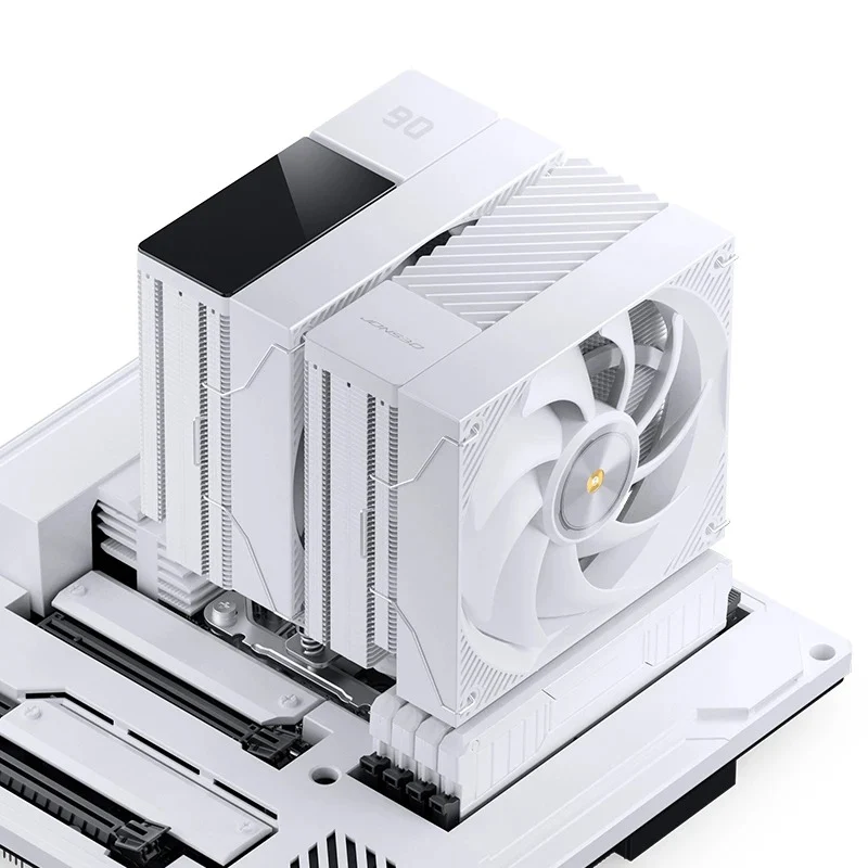 Jonsbo CC90 Digital Dual-Tower CPU Cooler (Black, White)