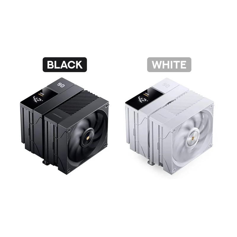 Jonsbo CC90 Digital Dual-Tower CPU Cooler (Black, White)