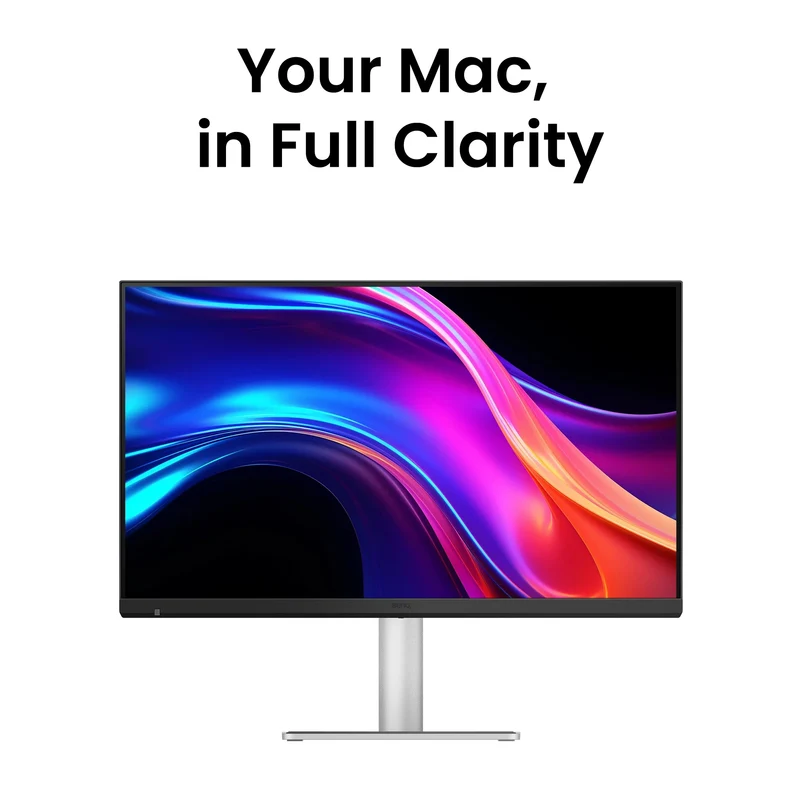 BenQ MA270S 27" IPS (5120x2880) 70Hz 5ms 5K HDR10 Nano Gloss Monitor For MacBook with Tilt/ Height/ Swivel/ Pivot Adjustment