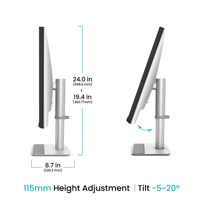 BenQ MA320UP 31.5" IPS (3840x2160) 60Hz 5ms 4K HDR10 Nano Gloss Monitor For MacBook with Tilt/ Height/ Swivel/ Pivot Adjustment