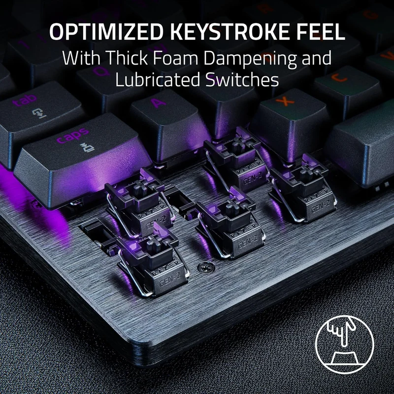 Razer Huntsman V3 Tenkeyless 8KHz Analog Optical Esports Keyboard (Black)