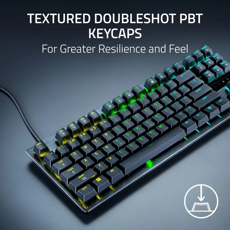 Razer Huntsman V3 Tenkeyless 8KHz Analog Optical Esports Keyboard (Black)