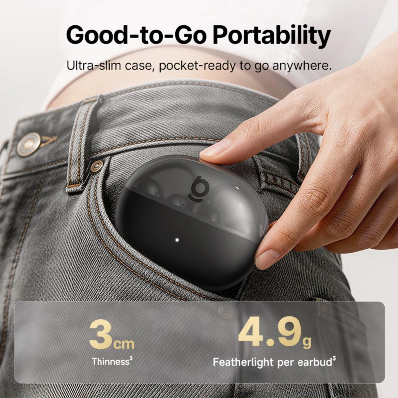 Baseus Bowie MC2 Air Open-Ear True Wireless Earbuds (Stellar White, Cosmic Black, Baby Pink) (A0102A03, A0102A04, A0102A05)