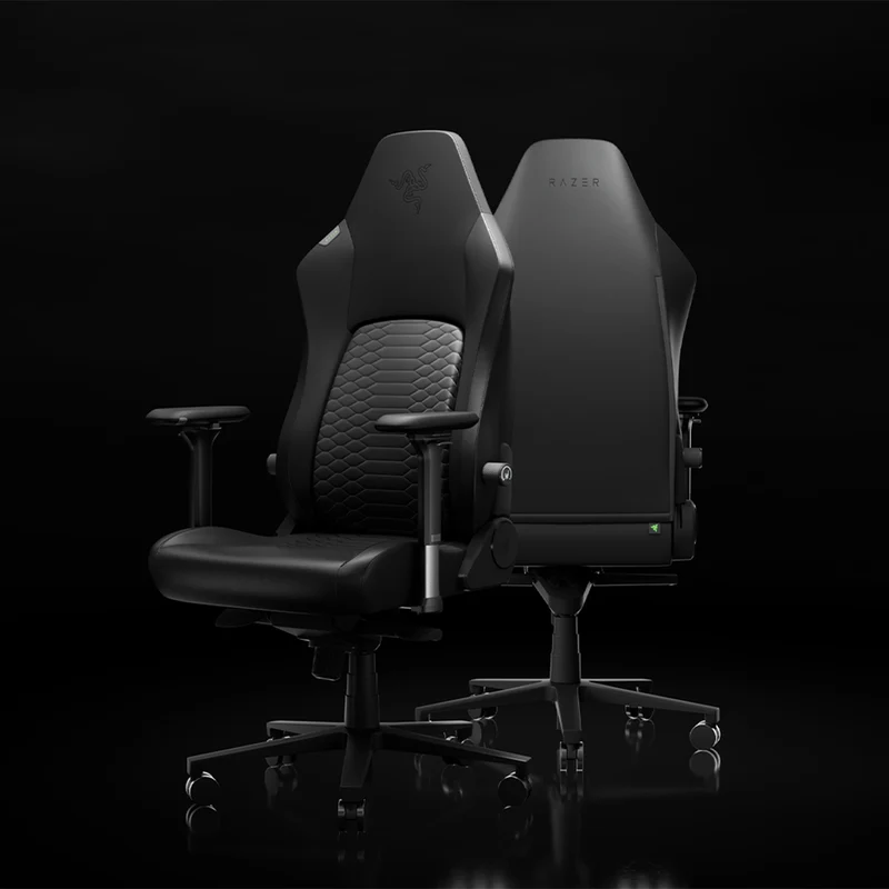 Razer Iskur V2 NewGen Ergonomic Gaming Chair w/ Breathable Comfort (Black/Green, Black, Quartz, Light Gray)