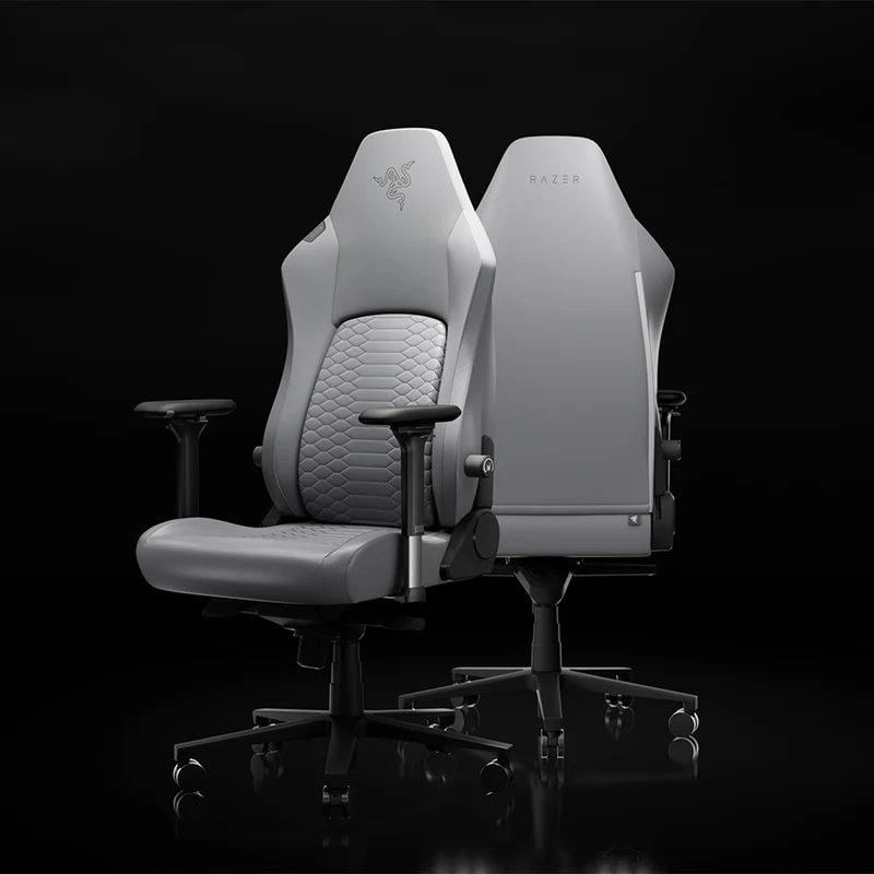 Razer Iskur V2 NewGen Ergonomic Gaming Chair w/ Breathable Comfort (Black/Green, Black, Quartz, Light Gray)