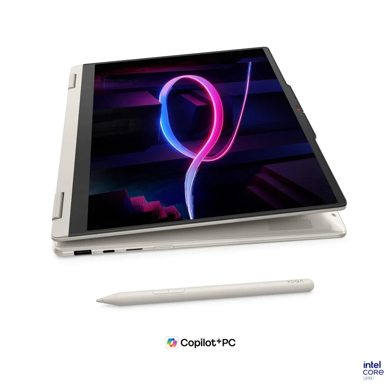 Lenovo Yoga 7 2-in-1 14IPH11 83TC002CPH Copilot+ PC Laptop (Seashell) | 14" WUXGA (1920x1200) OLED | Core Ultra 7 355 | 32GB RAM | 1TB SSD | Integrated Intel Graphics | Win 11 Home | MS Office Home 2024 + MS 365 Basic + Yoga Pen Gen2 w/ Case + Tote Sleeve
