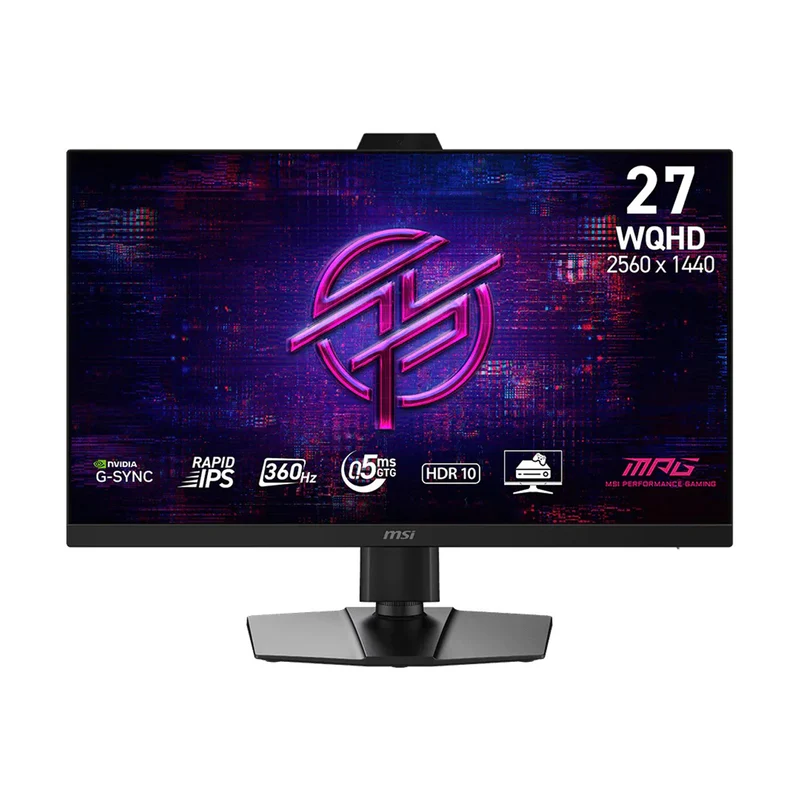 MSI MPG 272QRF X36 27" WQHD (2560x1440) 360Hz 0.5ms GTG Rapid IPS HDR10 Gaming Monitor with Tilt/ Height/ Swivel/ Pivot Adjustment (Black)