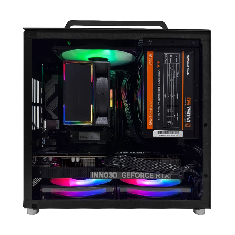 Aurora T8 Plus Black Desktop Gaming PC | AMD Ryzen 7 8700F | 16GB (2x8GB) RAM | 1TB SSD | RTX 5060 Ti | Windows 11 Pro