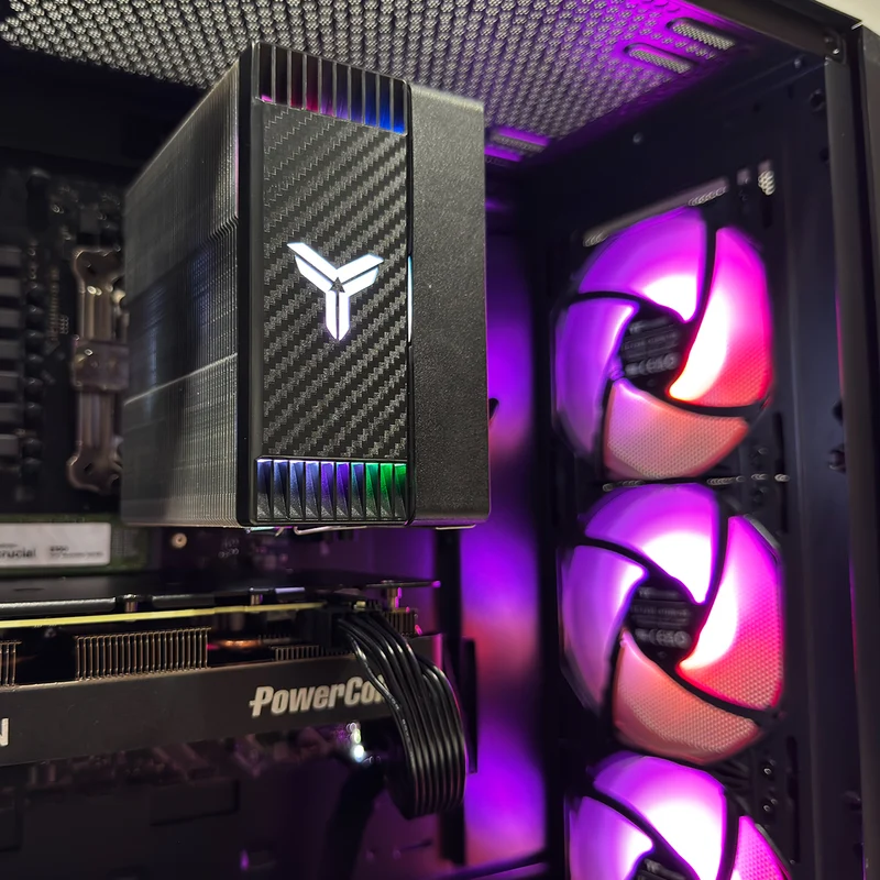 Aurora S200 TG Black Desktop Gaming PC | AMD Ryzen 7 8700F | 16GB (2x8GB) RAM | 1TB SSD | RX 9060XT | Windows 11 Pro