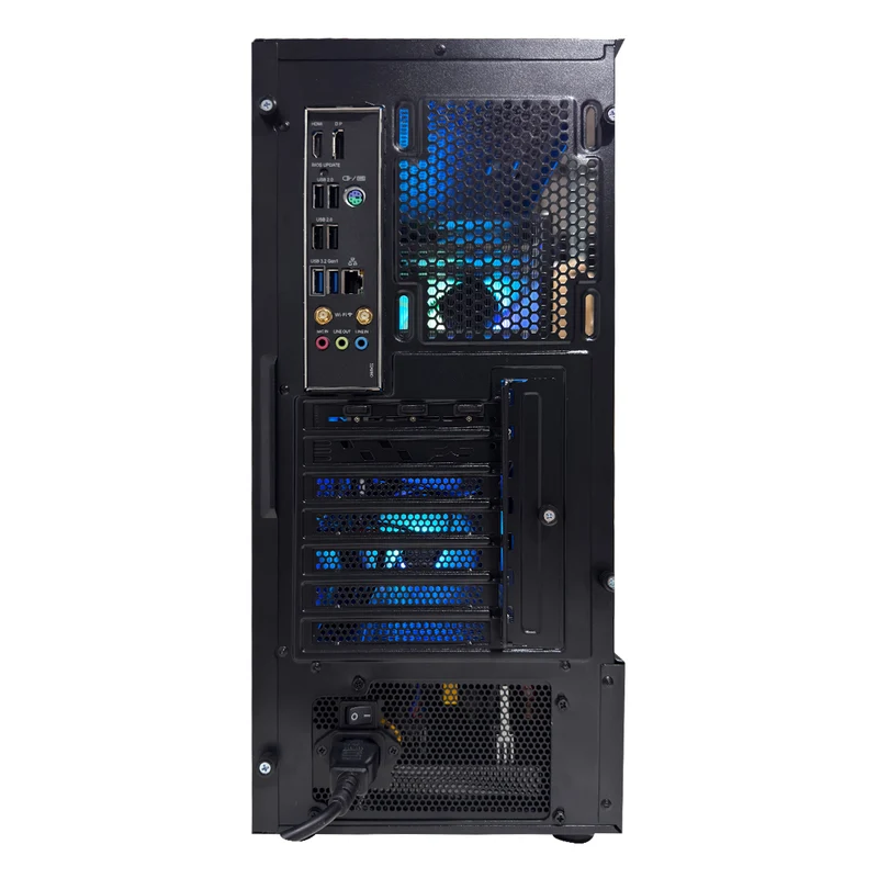 Aurora S200 TG Black Desktop Gaming PC | AMD Ryzen 7 8700F | 16GB (2x8GB) RAM | 1TB SSD | RX 9060XT | Windows 11 Pro