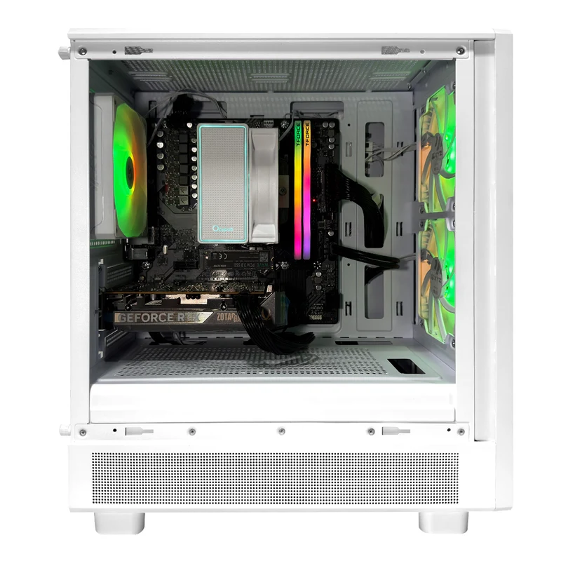 Sigma Atom White Desktop Gaming PC | AMD Ryzen 5 7400 | 16GB (2x8GB) RAM | 1TB SSD | RTX 5050 | Windows 11 Pro