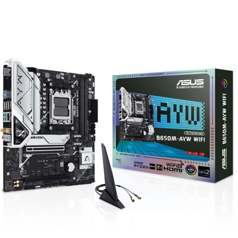 Powered by ASUS: A21 White Desktop Gaming PC | AMD Ryzen 7 8700F | 16GB (2X8GB) RAM | 1TB SSD | RTX 5060 Ti