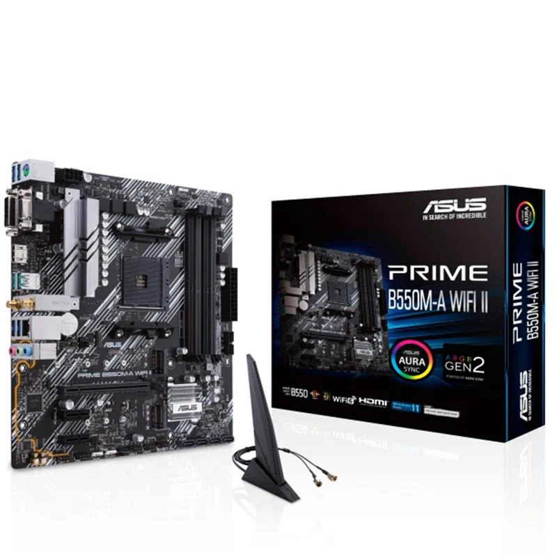 Powered by ASUS: A21 Black Desktop Gaming PC | AMD Ryzen 5 5600GT-MPK | 16GB (2X8GB) RAM | 500GB SSD | RTX 3050