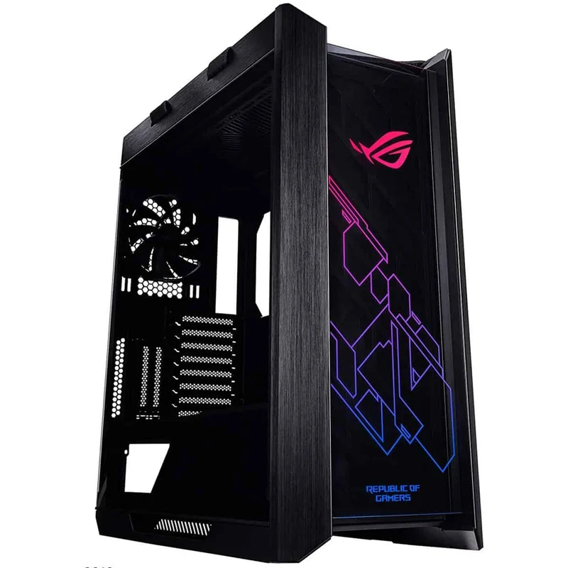 Powered by ASUS: ROG Strix Helios Black Desktop Gaming PC | AMD Ryzen 9 9900X3D | 32GB (2X16GB) RAM | 2TB SSD | RTX 5090