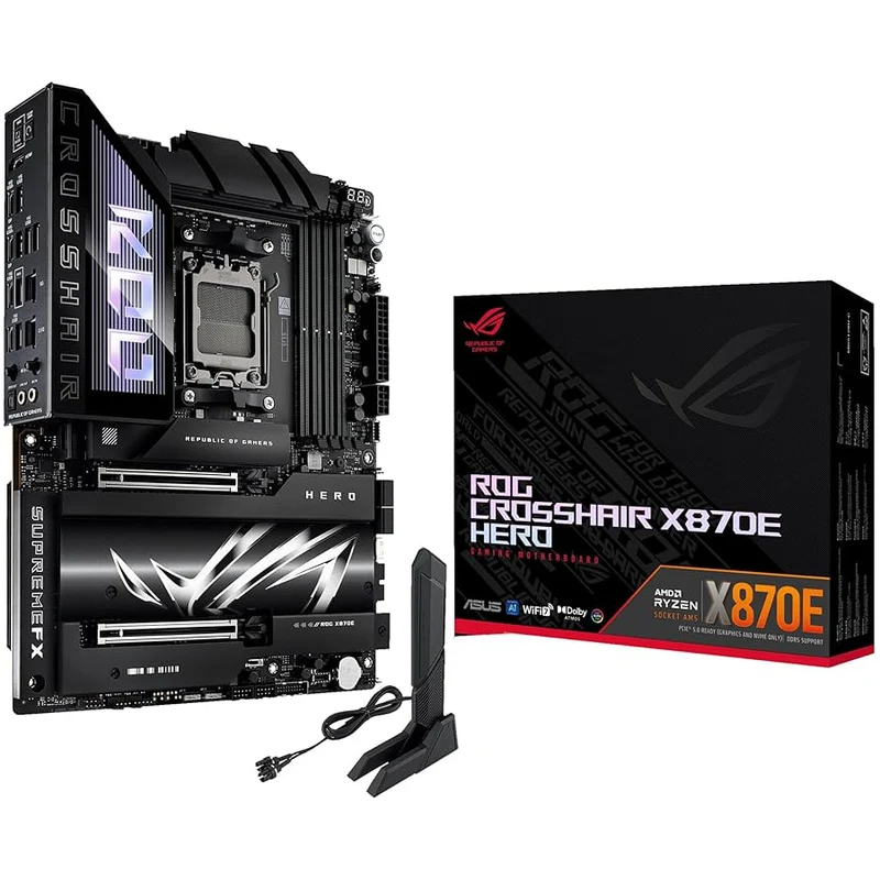 Powered by ASUS: ROG Strix Helios Black Desktop Gaming PC | AMD Ryzen 9 9900X3D | 32GB (2X16GB) RAM | 2TB SSD | RTX 5090