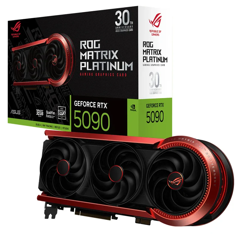 Powered by ASUS: ROG Strix Helios Black Desktop Gaming PC | AMD Ryzen 9 9900X3D | 32GB (2X16GB) RAM | 2TB SSD | RTX 5090