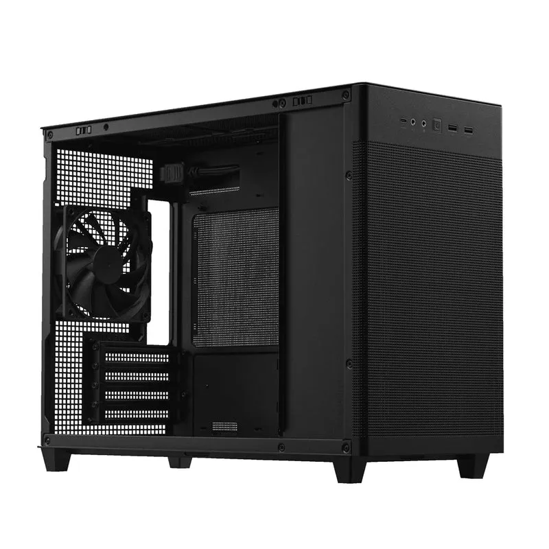 Powered by ASUS: Prime Black Desktop Gaming PC | AMD Ryzen 9 9900X3D | 32GB (2X16GB) RAM | 1TB SSD | RX 9070 XT OC