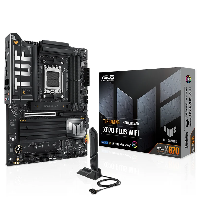Powered by ASUS: Prime Black Desktop Gaming PC | AMD Ryzen 9 9900X3D | 32GB (2X16GB) RAM | 1TB SSD | RX 9070 XT OC