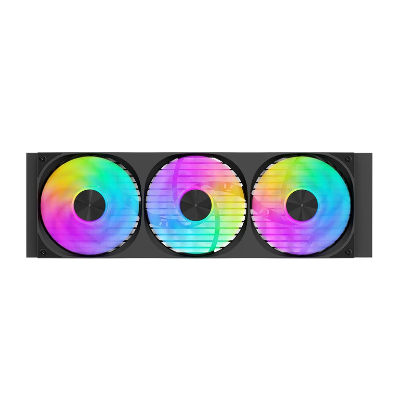 DarkFlash Max Wave DV360S ARGB AIO 360mm Liquid CPU Cooler (Black, White)