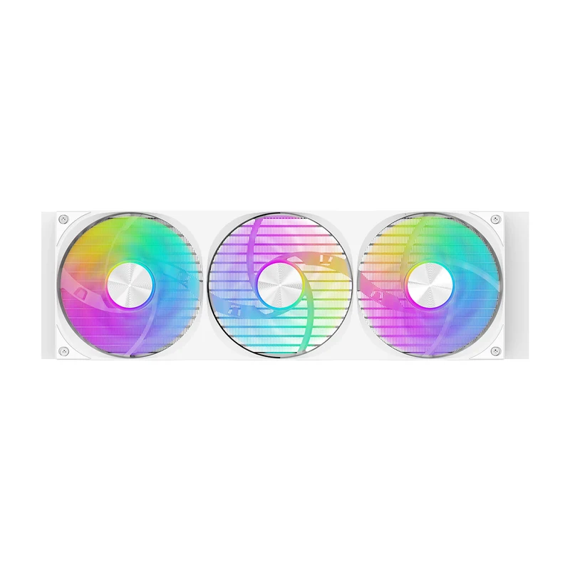 DarkFlash Max Wave DV360S ARGB AIO 360mm Liquid CPU Cooler (Black, White)
