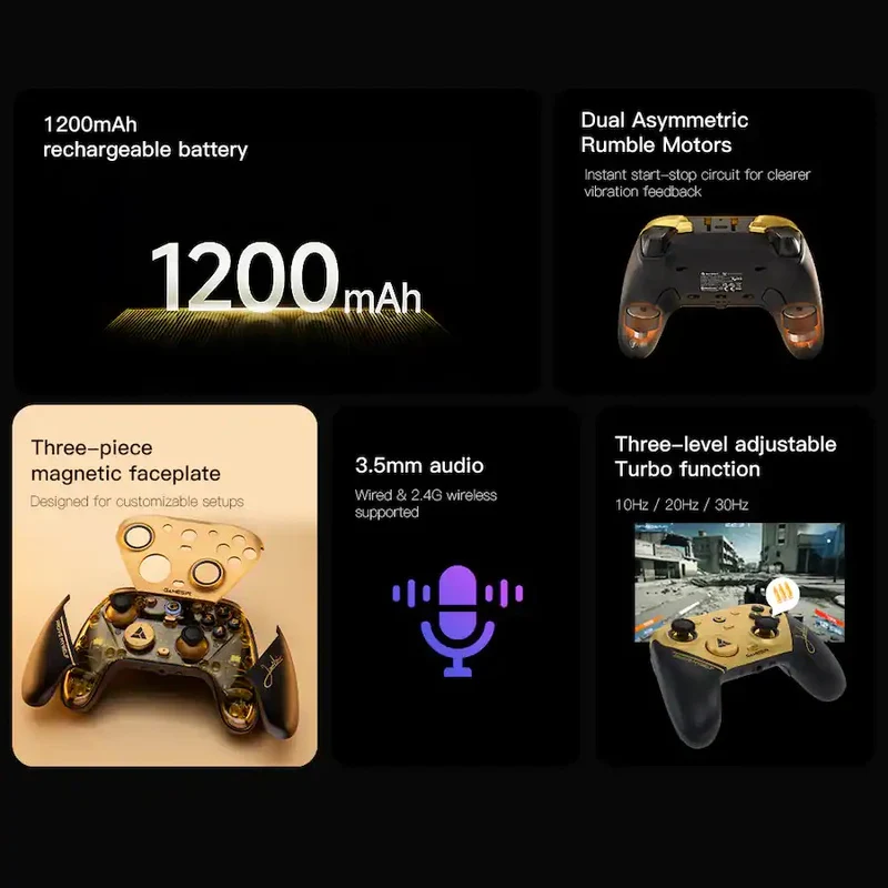 GameSir G7 Pro 8K PC Wireless eSports Gaming Controller for PC (Champion Edition)