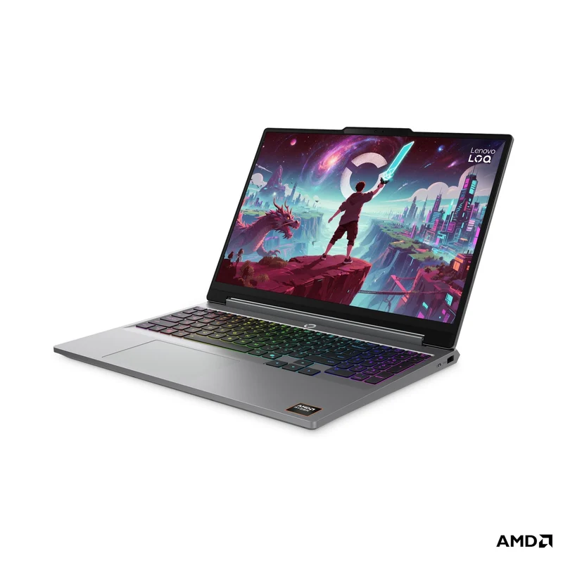 Lenovo LOQ 15AHP11 83TN0016PH Gaming Laptop (Luna Grey) | 15.3" WUXGA (1920x1200) IPS 165Hz | Ryzen 7 250 | 16GB RAM | 512GB SSD | RTX 5050 | Windows 11 Home | MS Office Home 2024 + Lenovo IdeaPad Gaming Modern Backpack